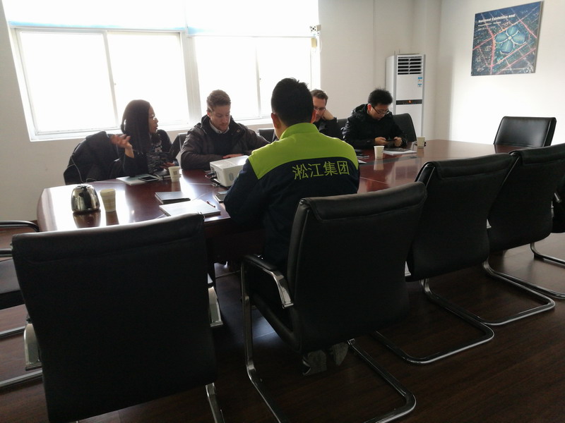 德国客户参观考上海淞江减震器集团